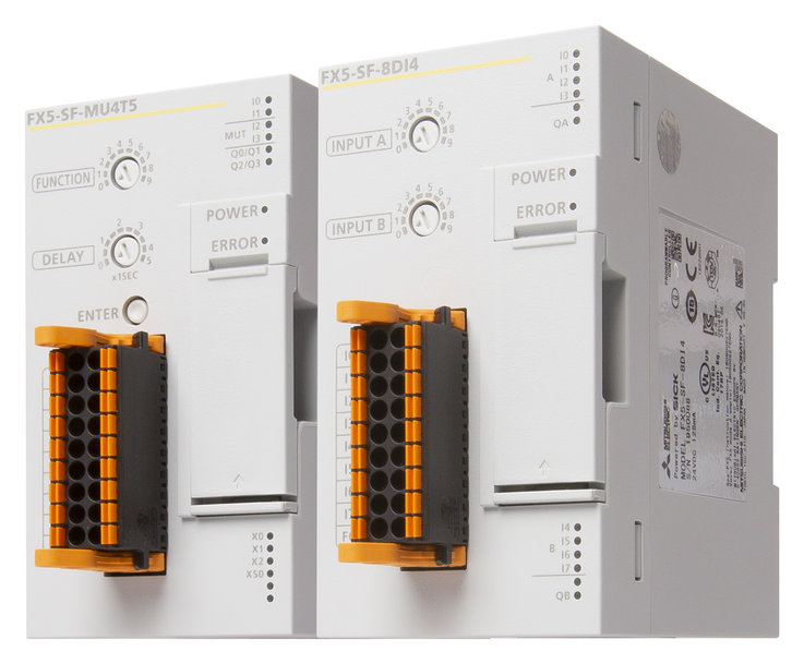 Mitsubishi Electric offers new iQ-F extension modules for integrated safety